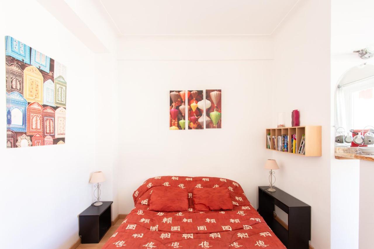 Nice Center - Bright Studio Balcony Wifi & Aircon Appartement Buitenkant foto