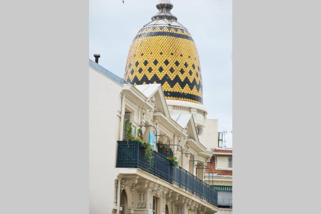 Nice Center - Bright Studio Balcony Wifi & Aircon Appartement Buitenkant foto